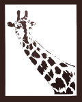 photo of giraffe paper cutting